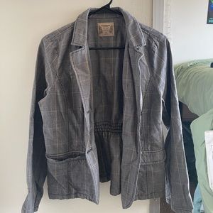 RuffHewn Medium Plaid Blazer